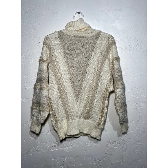 Jason Maxwell turtle neck dolman sleeve sweater small grannycore grandma grandpa - Picture 5 of 6
